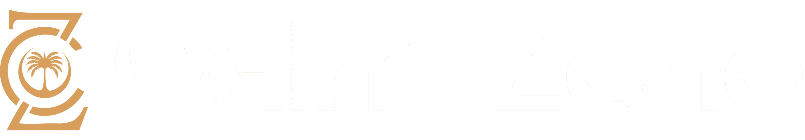 Calm Zone Logo White